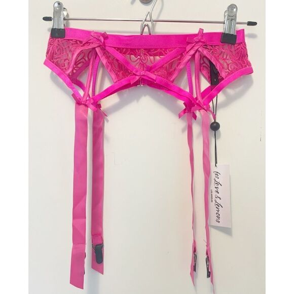 FOR LOVE & LEMONS Soutache Embroidered Garter Size S - Picture 5 of 9